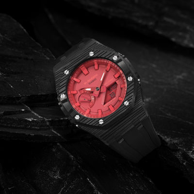 Modification Kit Casio Ga2100 Metal Case Silicone Strap Luxury