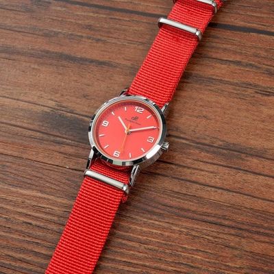 ISO Men'S Quartz Watch Nylon Band Waterproof Quartz Watch OEM