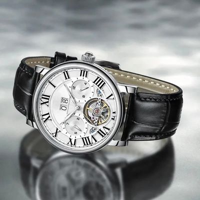Fashion Waterproof Quartz Watch Automatic Mechanical Movement Men'S Wrist Watch