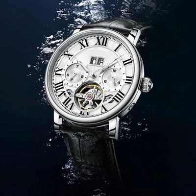 Fashion Waterproof Quartz Watch Automatic Mechanical Movement Men'S Wrist Watch