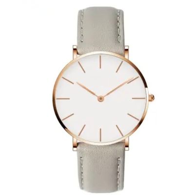 Japanese Quartz Movement Ladies Leather Watch 20mm Leather Strap Watch