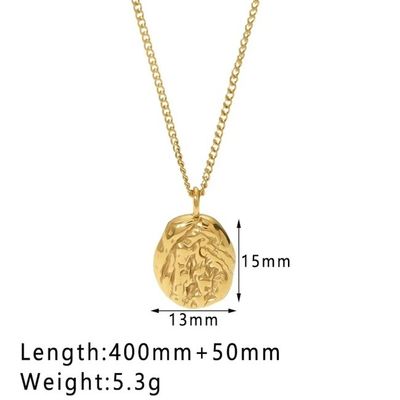 Customized Women Necklaces 18k Gold Waterdrop Zircon Heart Necklace Square