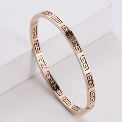 Personalized Trendy Women'S Bracelets Fashion Stainless Steel Gold Bangle