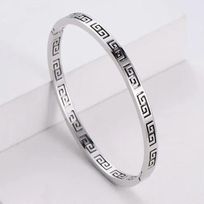 Personalized Trendy Women'S Bracelets Fashion Stainless Steel Gold Bangle