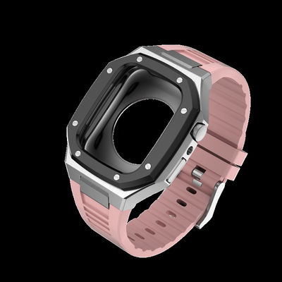 Rubber Strap Apple Watch Case 45mm Luxury Apple Watch Case OEM