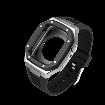 Rubber Strap Apple Watch Case 45mm Luxury Apple Watch Case OEM