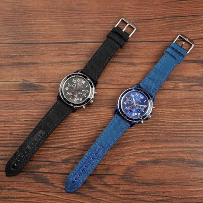 Men Quartz Watch With Calendar And Crystal 22mm Band Width For Men'S Fashion
