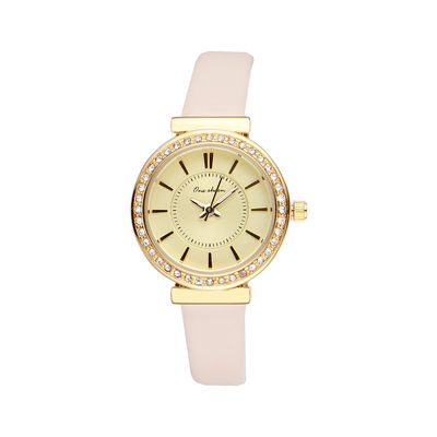 3 ATM Wateproof Citizen Leather Watch Lady Leather Strap Watches ISO Certificate