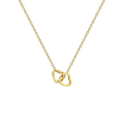Fashion Women Jewelry Stainless Steel Design Hollow Out Love Heart Pendant Necklace