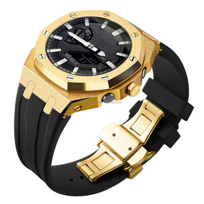 Casio Watch Modified Case Style Luxury Value Stainless Steel Band for G Shock GA2100