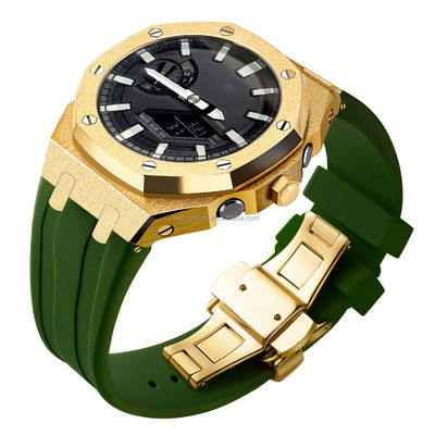 Casio Watch Modified Case Style Luxury Value Stainless Steel Band for G Shock GA2100