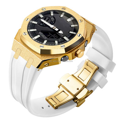 Casio Watch Modified Case Style Luxury Value Stainless Steel Band for G Shock GA2100