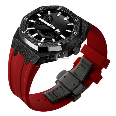 5th Generation Frosted Stainless Steel Case For Casio G Shock GA2100 Elevate Look