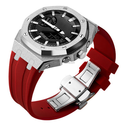 5th Generation Frosted Stainless Steel Case For Casio G Shock GA2100 Elevate Look