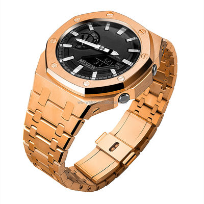 Casio Ga2100 G Shock Case Stainless Steel Strap Mod Wrist Watch 5Th Refit Accessories