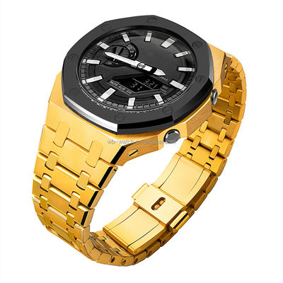 Transform Your Casio Ga2100 Into A End Watch With Custom Logo Stainless Steel Mod Kit