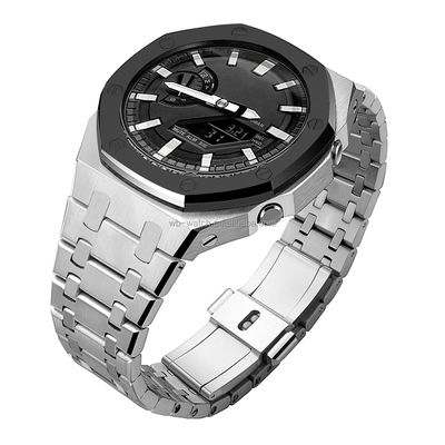 Transform Your Casio Ga2100 Into A End Watch With Custom Logo Stainless Steel Mod Kit