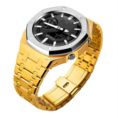 Transform Your Casio Ga2100 Into A End Watch With Custom Logo Stainless Steel Mod Kit