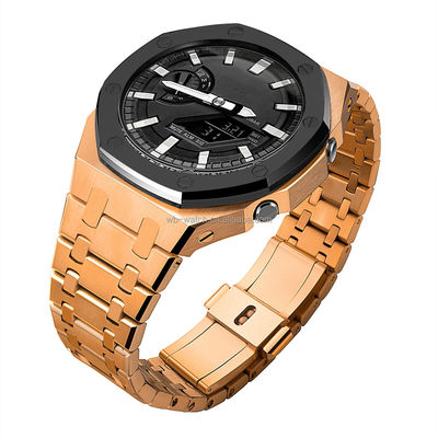 Transform Your Casio Ga2100 Into A End Watch With Custom Logo Stainless Steel Mod Kit