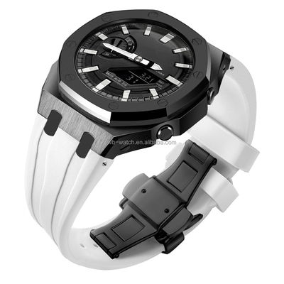 Casio GA2100 G Shock Case Oak Rubber Band Metal Modification Mod Kit For G-Shock GA2100