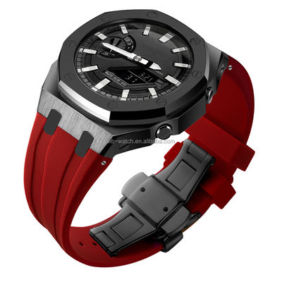 Casio GA2100 G Shock Case Oak Rubber Band Metal Modification Mod Kit For G-Shock GA2100