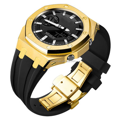 Stainless Steel Mod Case Band For Casio Watches G Shock Custom Metal GA2100 Watch
