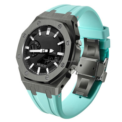 Casio Watch Modified Case Luxury Value Stainless Steel Band And Strap For G Shock GA2100