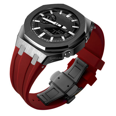 Casio Watch Modified Case Luxury Stainless Steel Watch Case And Band For Casio Ga2100