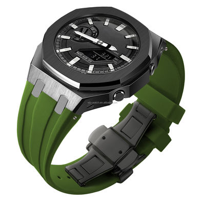 Casio Watch Modified Case Luxury Stainless Steel Watch Case And Band For Casio Ga2100