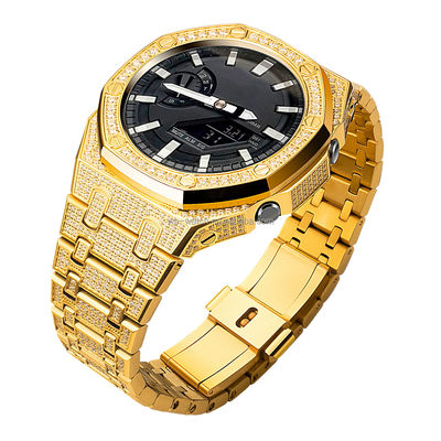 5th Generation Stainless Steel Watch Case And Strap Mod Kit For Casio G Shock GA2100