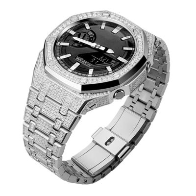 5th Generation Stainless Steel Watch Case And Strap Mod Kit For Casio G Shock GA2100