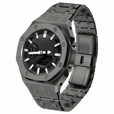 Casio Ga2100 G Shock Watch Case All Stainless Steel Bezel Strap And Metal Watch Strap