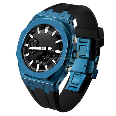 Generation 5 Mod Kit Stainless Steel Watch Band And Bezel For Casio Ga2100 G Shock Case