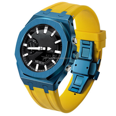 Generation 5 Mod Kit Stainless Steel Watch Band And Bezel For Casio Ga2100 G Shock Case