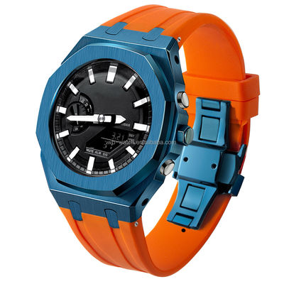 Generation 5 Mod Kit Stainless Steel Watch Band And Bezel For Casio Ga2100 G Shock Case