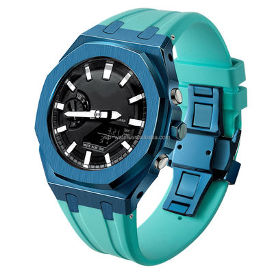 Generation 5 Mod Kit Stainless Steel Watch Band And Bezel For Casio Ga2100 G Shock Case