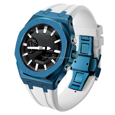 Generation 5 Mod Kit Stainless Steel Watch Band And Bezel For Casio Ga2100 G Shock Case
