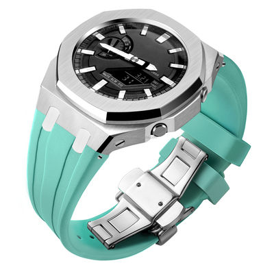 Ga2100 Mod Kit Stainless Steel Bezel Dial And Case Retrofit For Casio G Shock Ga 2110