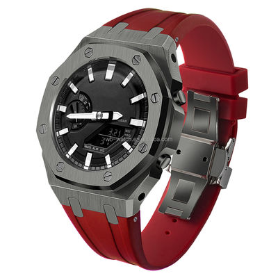 Stainless Steel Watch Case And Band For Casio Ga2100 Modification Metal Silicone Strap