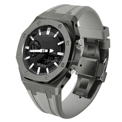 Stainless Steel Watch Case And Band For Casio Ga2100 Modification Metal Silicone Strap