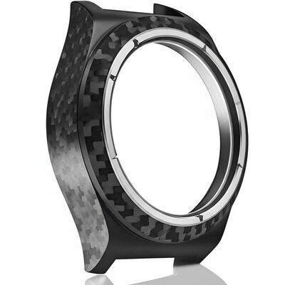 Alloy Stainless Steel Carbon Fiber 45mm Watch Case Luxury Material Precision Crafted for Custom Watch Assembly and Repair