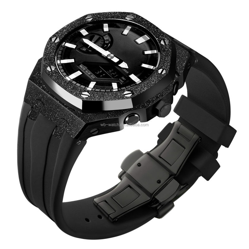 5th Generation Frosted Stainless Steel Case For Casio G Shock GA2100 Elevate Look