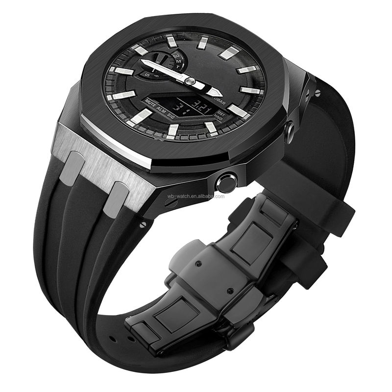 Casio Watch Modified Case Luxury Stainless Steel Watch Case And Band For Casio Ga2100