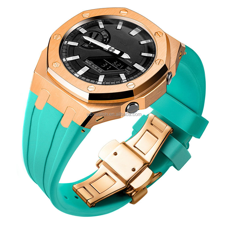 Replacement Watch Mod Kit For Casio Ga2100 Stainless Steel Watch Band And Case Luxury