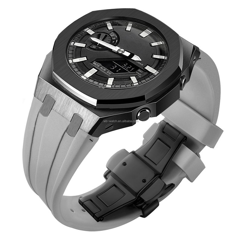 Casio Watch Modified Case And 316l Stainless Steel Watch Band For G Shock Ga2100
