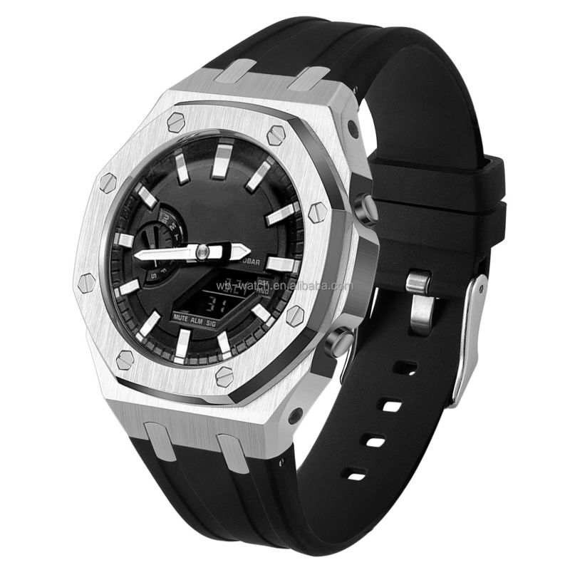 Casio G Shock Ga2100 Ga2110 Custom Zinc Alloy Watch Case With Silicone Band Strap