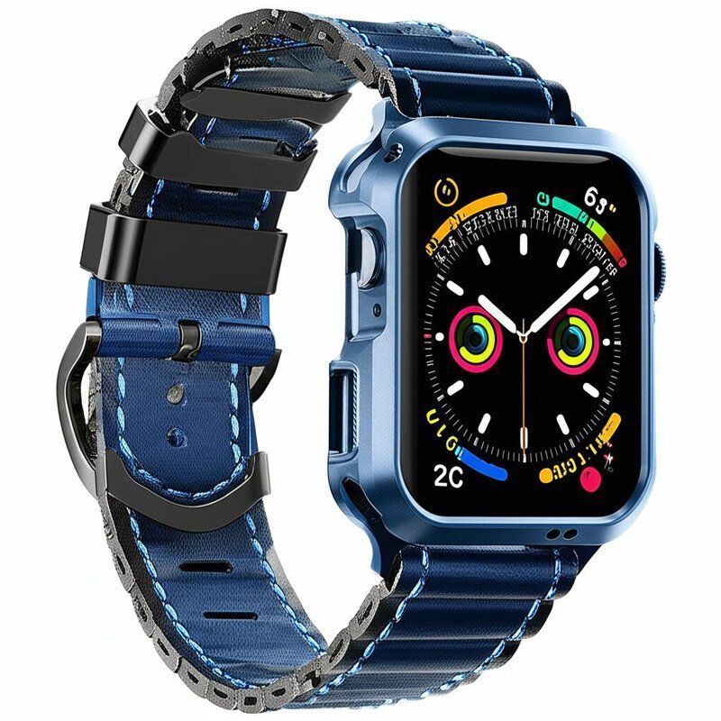 20mm Band Width Apple Watch Case Waterproof 3 ATM Compatible with Series 1 2 3 4 5 6 7 8 and SE Durable Protective Cover