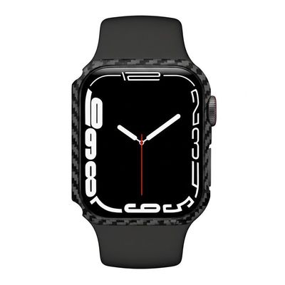 Snap-on Closure Carbon Fiber Shockproof Apple Watch Case for Active Lifestyles and Ultimate Protection