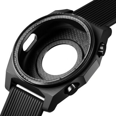 Dustproof Carbon Fiber 45mm Watch Case Customizable for Performance and OEM/ODM Needs