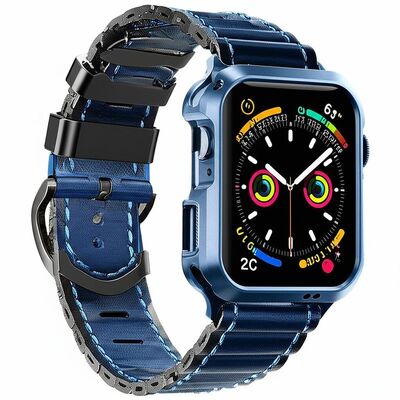 20 mm szerokość pasma Apple Watch Case Waterproof 3 ATM Kompatybilny z serii 1 2 3 4 5 6 7 8 i SE Trwała osłona ochronna